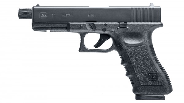 Druckluft - Glock 17 m. Gewindelauf