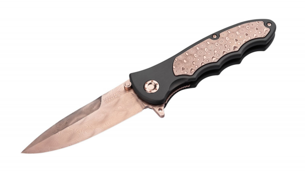 Böker Leopard Damast EDC Rosegold Limited