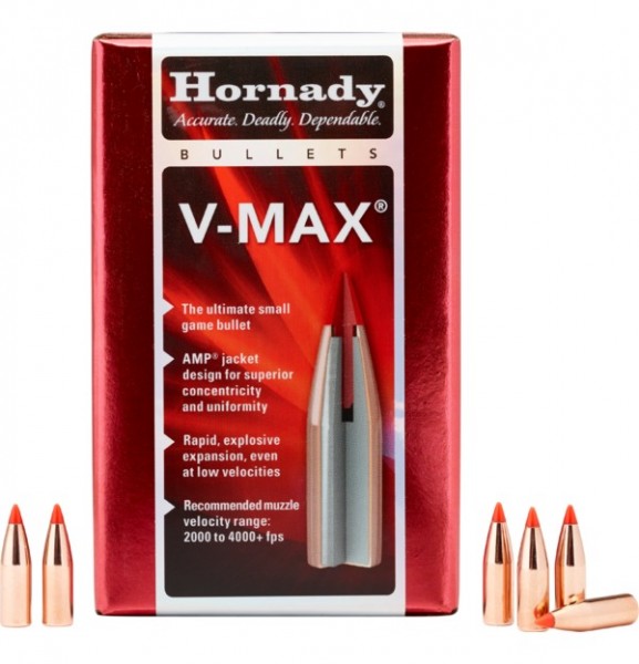 Hornady Geschosse 6mm/.243 - V-Max - 75grs/4,9g #22420