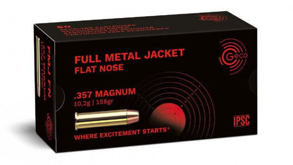 Geco .357Mag. FMJ - 158gr/10,2g - 50er