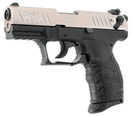 Walther P22Q - 9mm P.A.K. - Nickel Finish