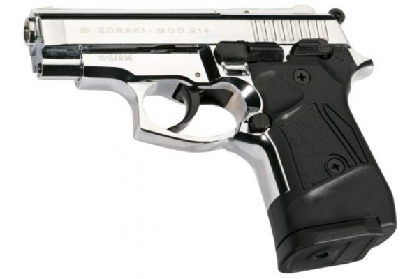 Zoraki Mod. 914MCPAA Chrome Kal 9mm P.A.K. Full Auto