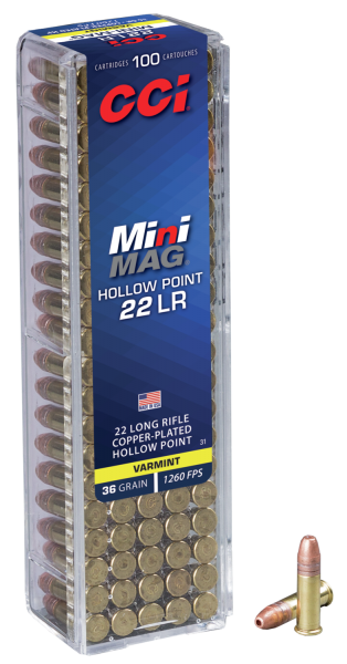 CCI Mini MAG .22lr - Hollow Point - 100er