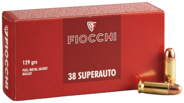 Fiocchi .38 Super Auto FMJ 129gr - 50er Pkg
