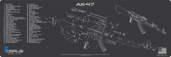 Cerus Gear - Reinigungsmatte - AK47