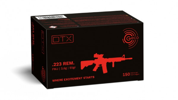 Geco .223 Remington FMJ DTX 3,5g/55gr - 150er