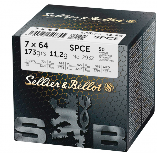 S&B 7x64 11,2g SPCE - 50er