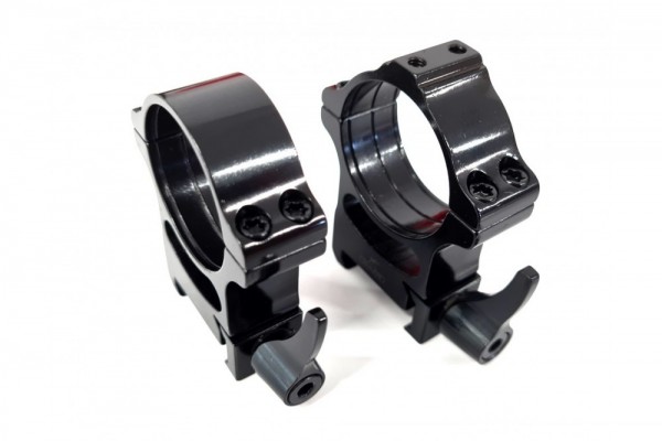 Rusan - Weaver Ringe - 30mm - QR(Quick-Release) + Interface for Adapters