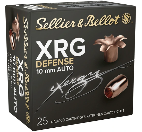 S&B 10mm Auto XRG Defense 130gr/8,4g - 25er Pkg