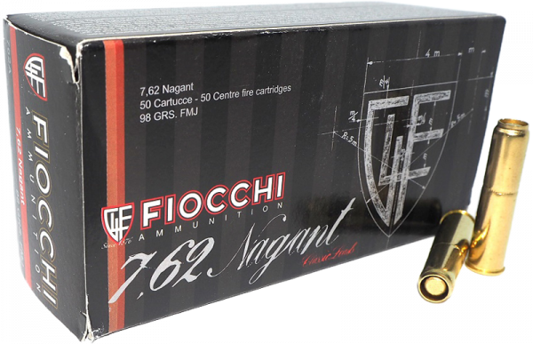 Fiocchi 7,62 Nagant 97gr FMJ - 50er