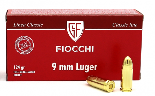 Fiocchi - 9mm Para - 124gr/8g