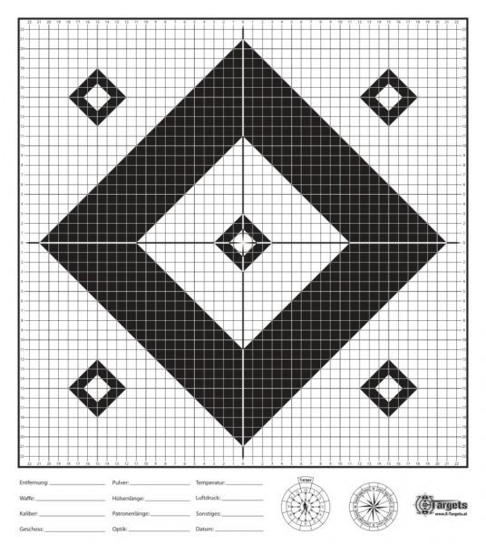 X-Targets - SX50 Zielscheibe