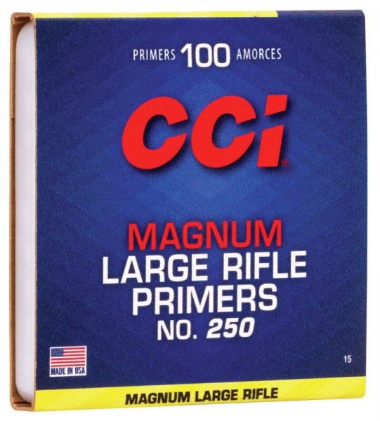 CCI 250 Large Rifle Magnum Zündhütchen - 100er Pkg