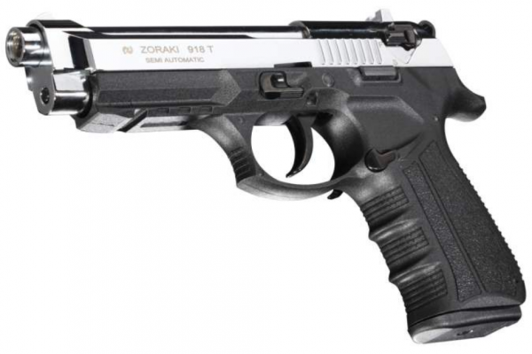 Zoraki Mod. 918SCP Shiny Chrome Kal 9mm P.A.K.