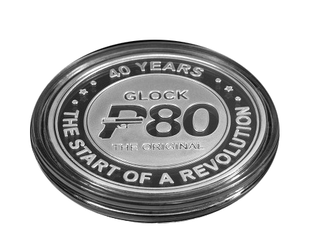 Glock Anniversary Münze - 40 Jahre P80